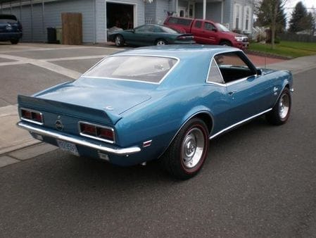 1968 chevrolet camaro rear end