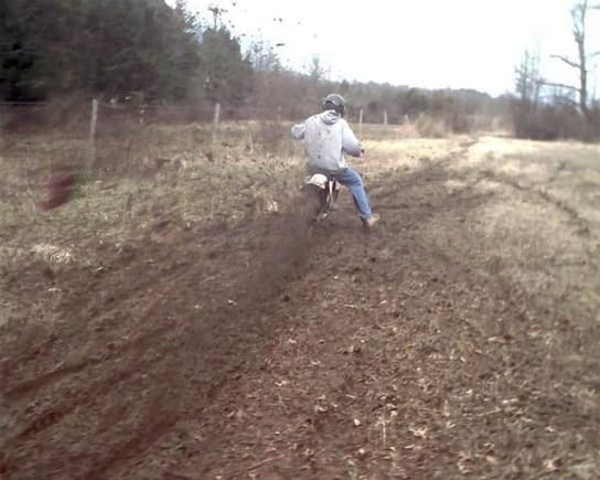 my old dirt bike, YZ 80