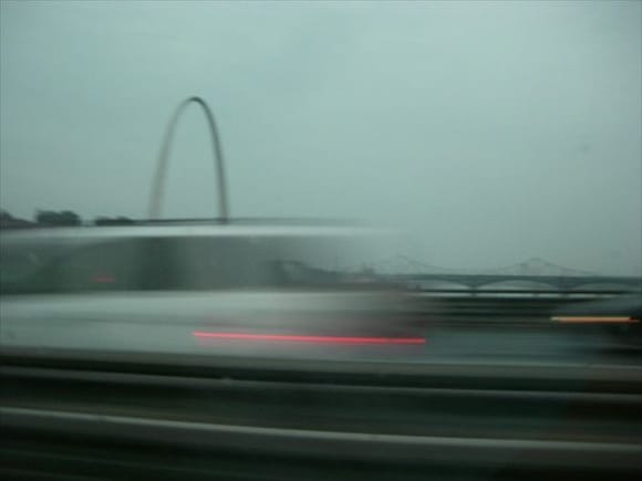 St. Louis Arch @ 120mph