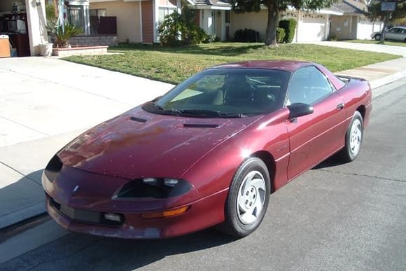 My newly purchased 1994 Camaro V6, which is suffering from &quot;chronic southern California flaky paint syndrome&quot;. These photos were taken before I gave it a nice new paint job.