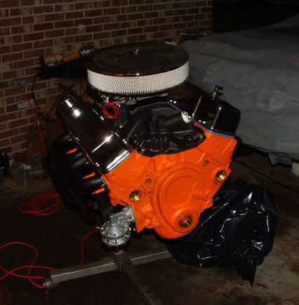 Engine after rebuild and right before being put in.