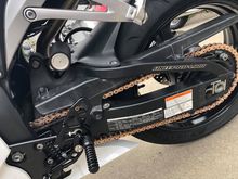 Vortex gold chain & sprocket