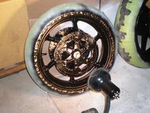 after painting i had to keep a space heater and light on the paint so they would dry, it was a little chilly in my garage.