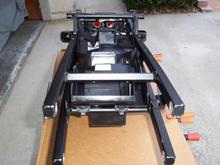 F4i split seat subframe, battery tray, tail light, together