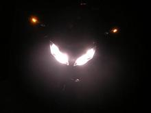 Friends New CBR 1000rr Headlights At Night