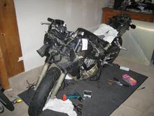 Stripped of the plastic and tank