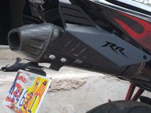 Added the Rumble Concept fender eliminator to ride legal... Being in Albuquerque NM I was able to ride dirty bc the cops almost never pull anyone over from being so undermanned and going after more serious crimes. The Yoshimura luckily for me was already on the bike. Thinking about eventually upgrading to a full titanium akro exhaust but not sure if I want to with this bike. I don't plan on upgrading for a while bc it currently rides close to perfect and is only at 19k miles.