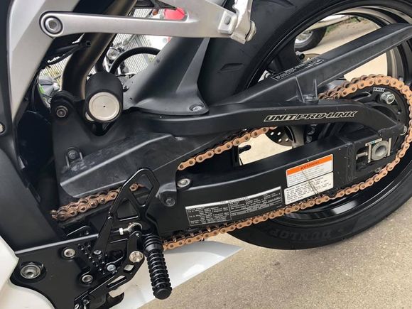 Vortex gold chain & sprocket