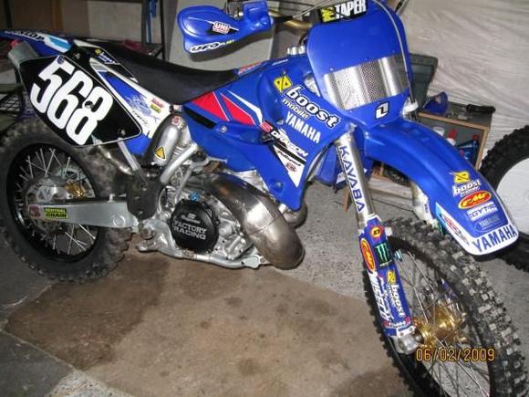 yz250  race bike