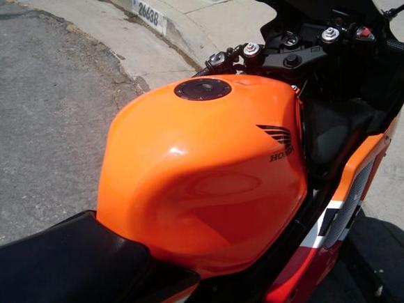 repainted tank... still missing a few graphics
