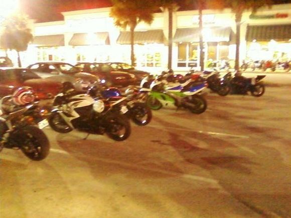Bike night get-togethers = fun times