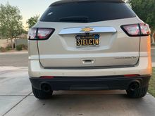 Step 5.1) replace single exhaust with dual factory exhaust