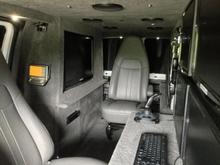 Back of the van.