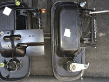 Express / Savana newer sliding door handle on left with aluminum housing. GM 23473841