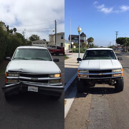 First day and today!