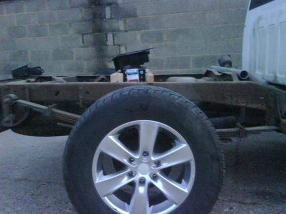 ally rims and the start of the fifth wheel conversion