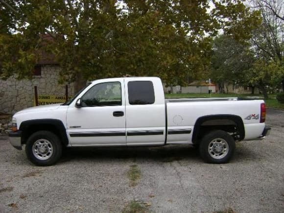 This is what my truck looked like when I first got it, besides the wheels
