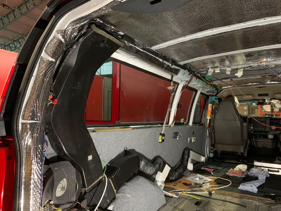Insulation project and keeping rear air con