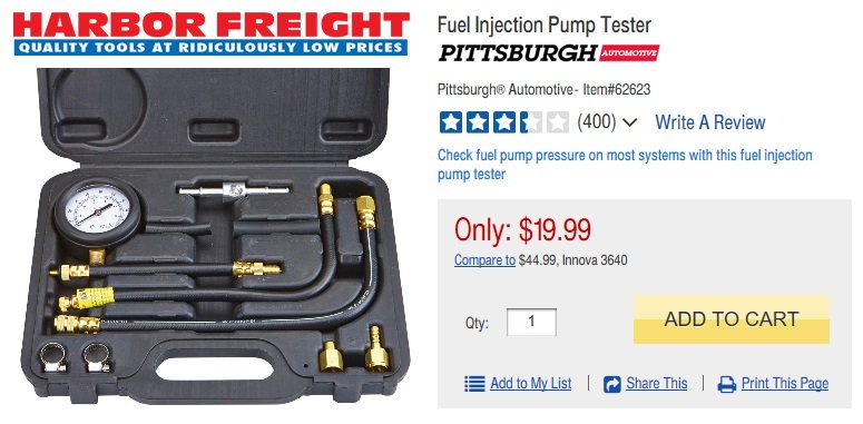 Innova Fuel Injection Pressure Tester Kit 3640 - Advance Auto Parts