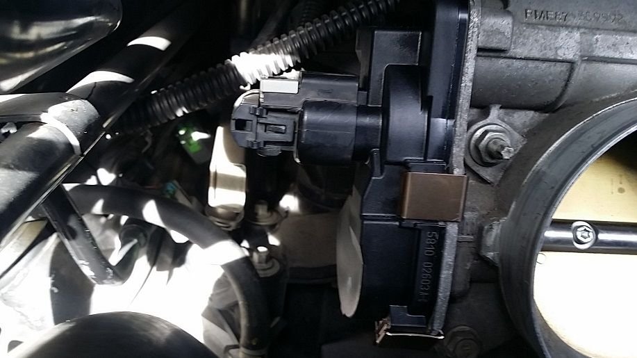Engine Power is Reduced (TPS) throttle position sensor replacement