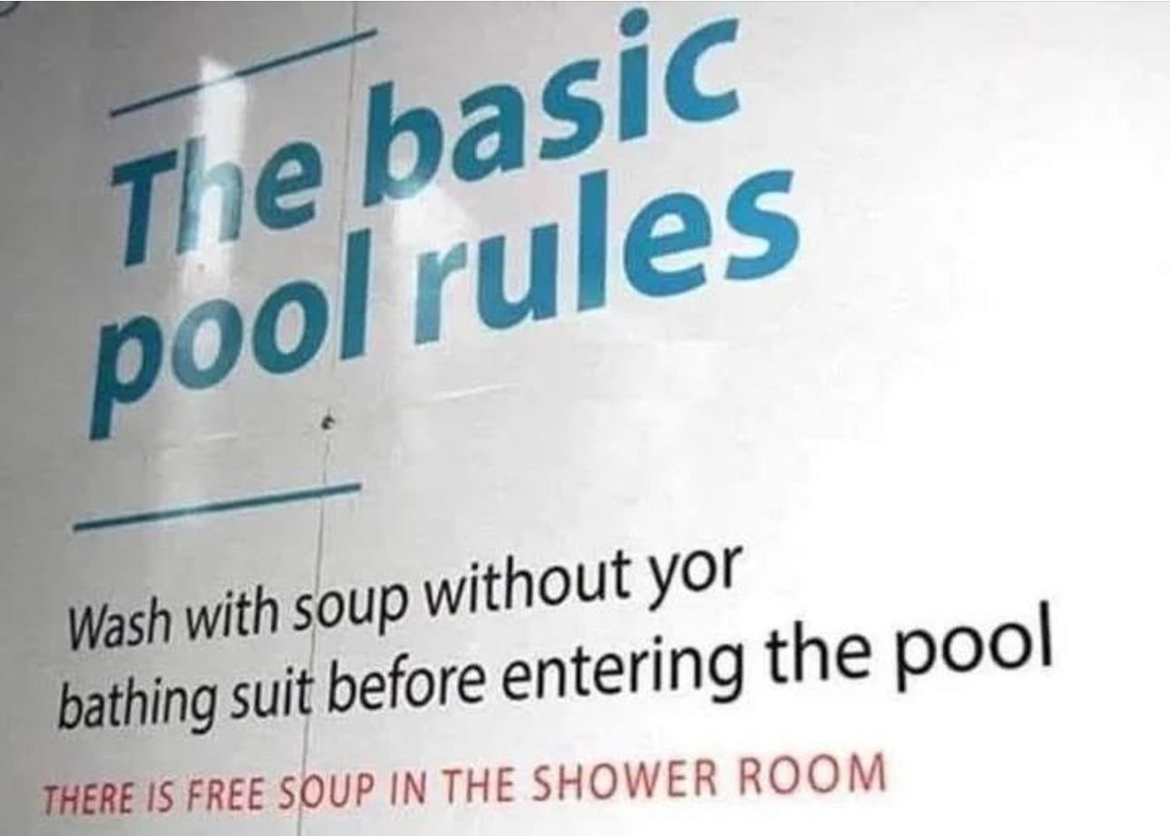 Free soup, guys