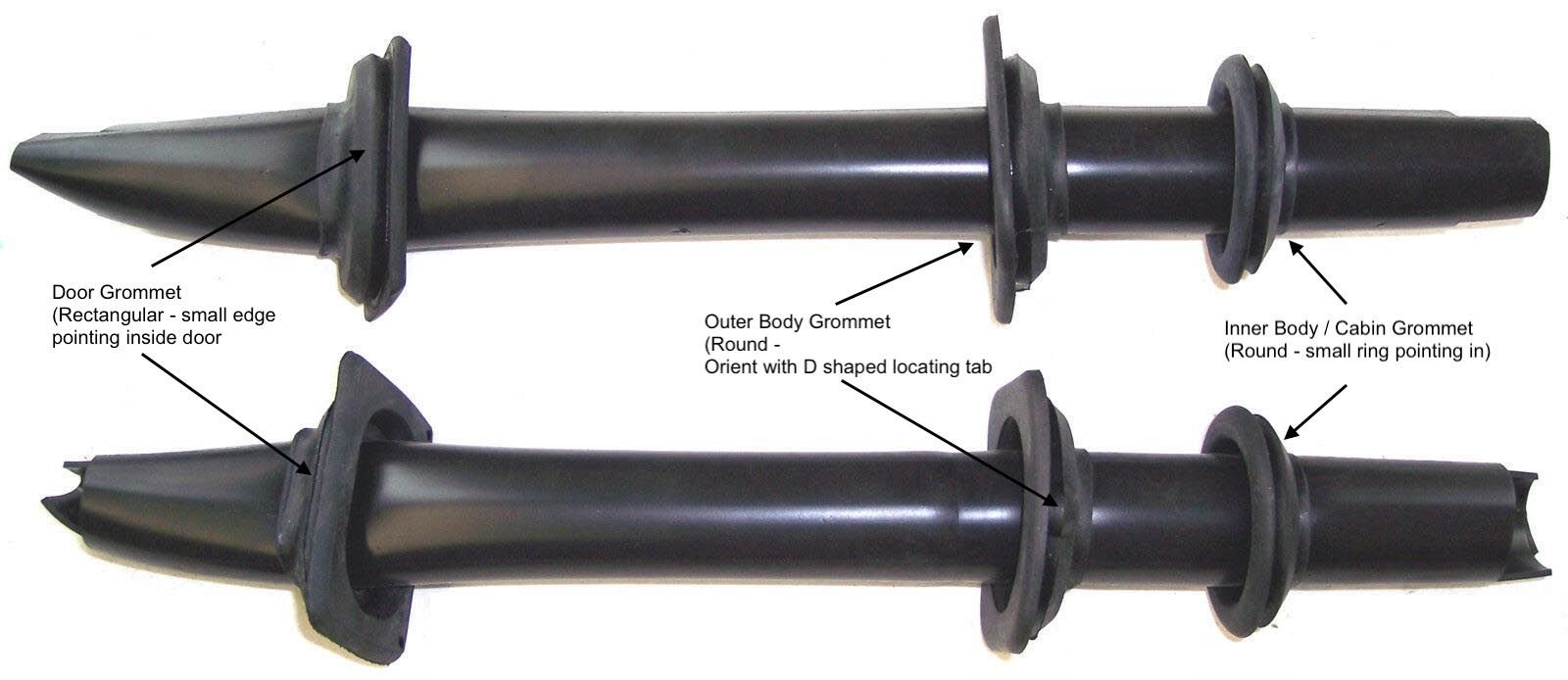 Replacing Power Window Rubber Conduits