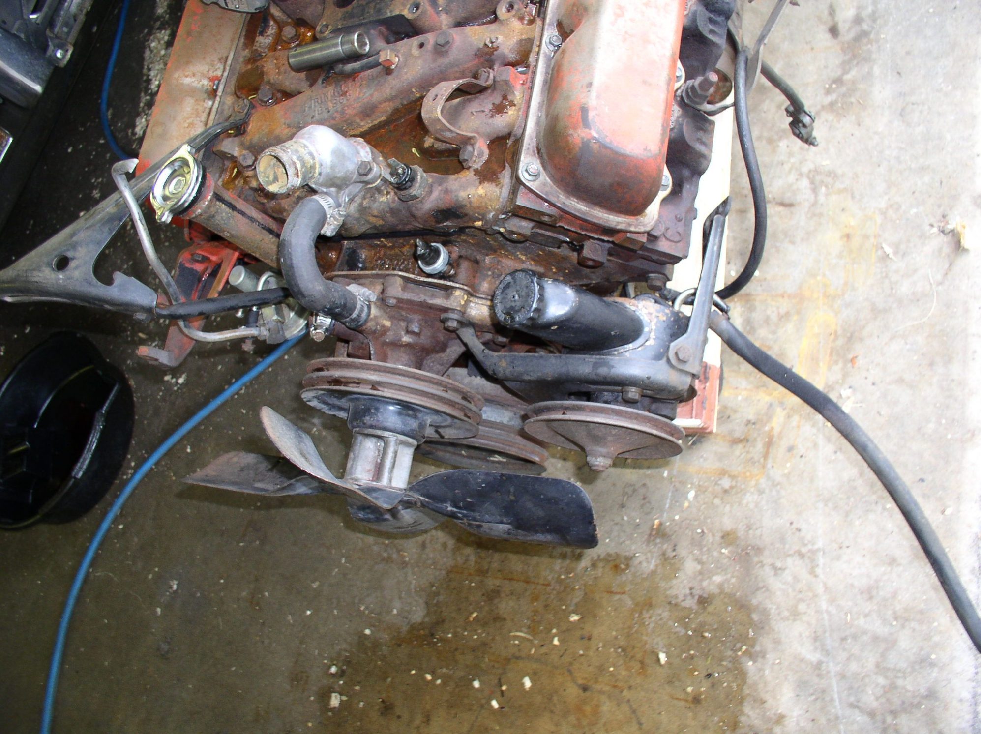 1969 455 Powersteering with brackets NON AIR Pulleys and Alt.. Brackets