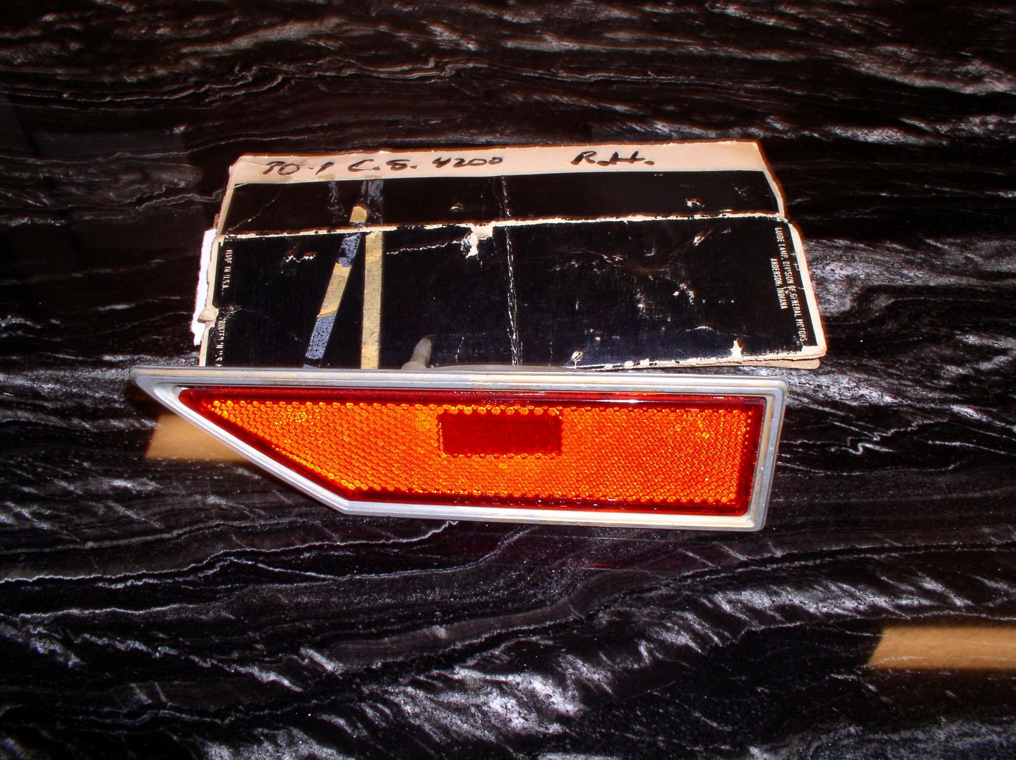 NOS 1970 1971 1972 side marker lights