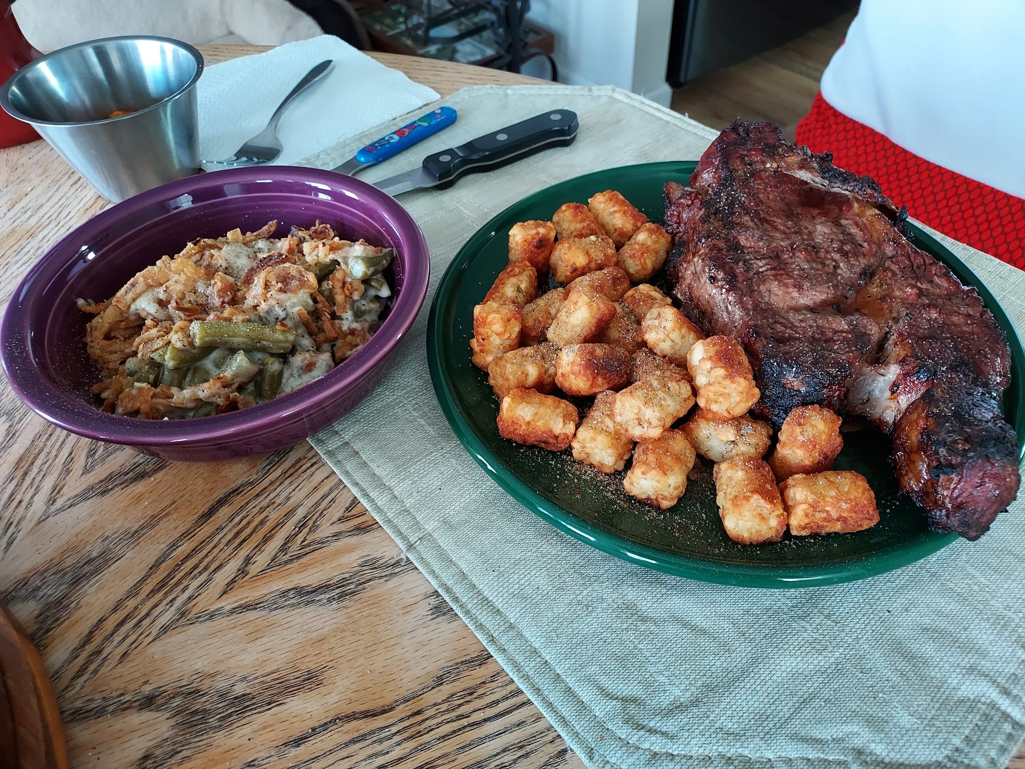 Dawn's plates.