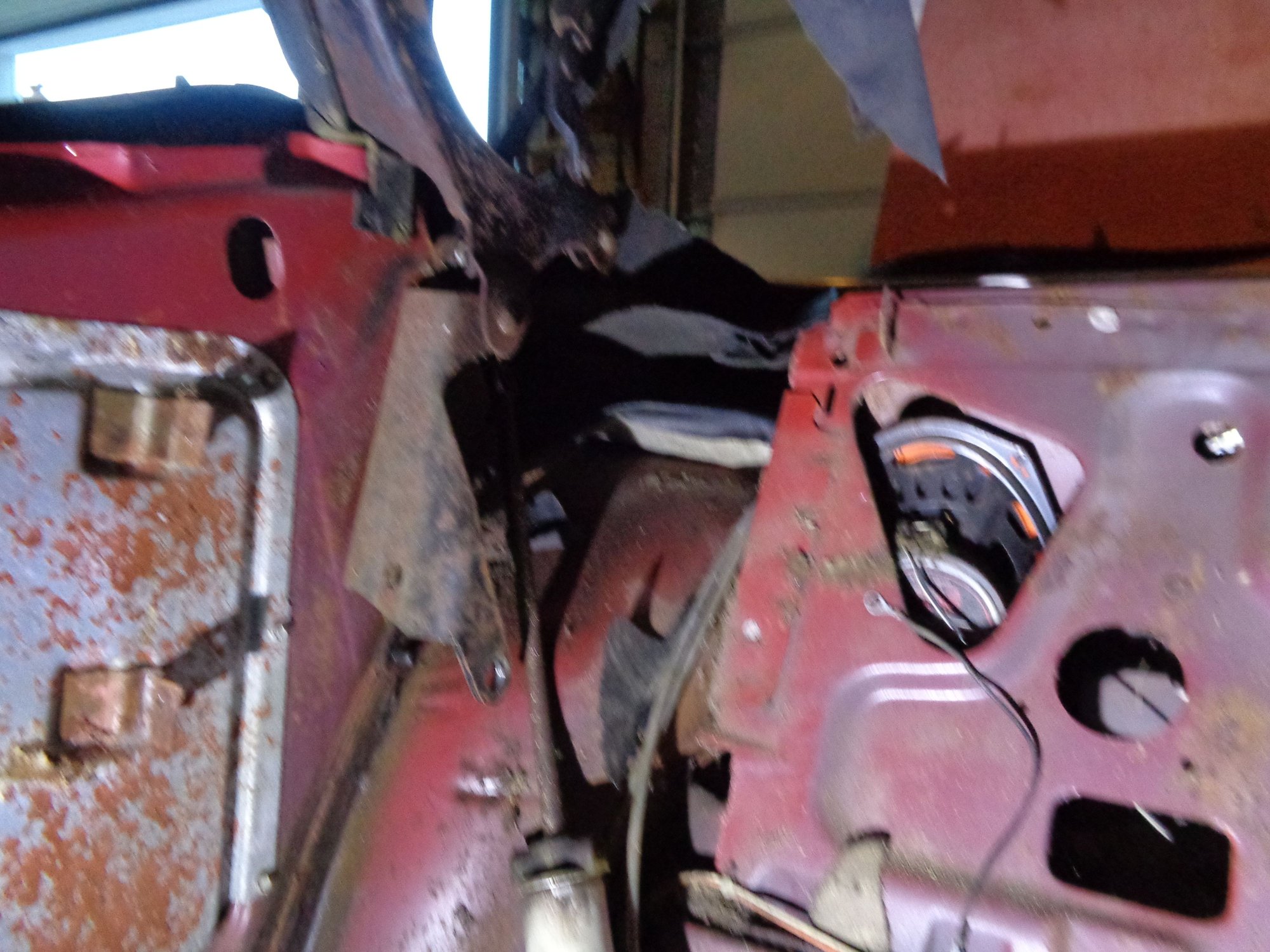 convertible top frame removal