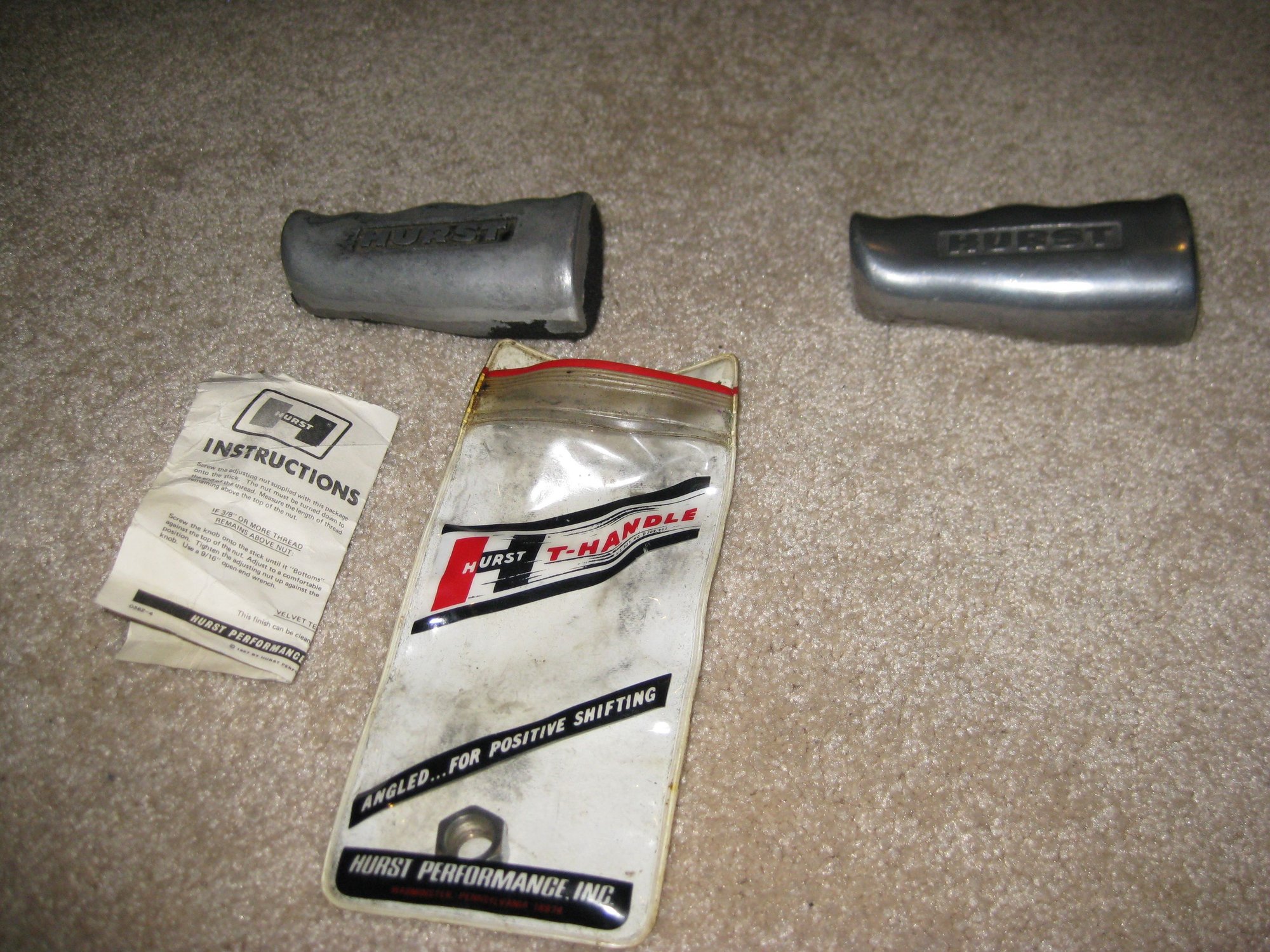 Vintage Hurst T Handles, and other shift knobs