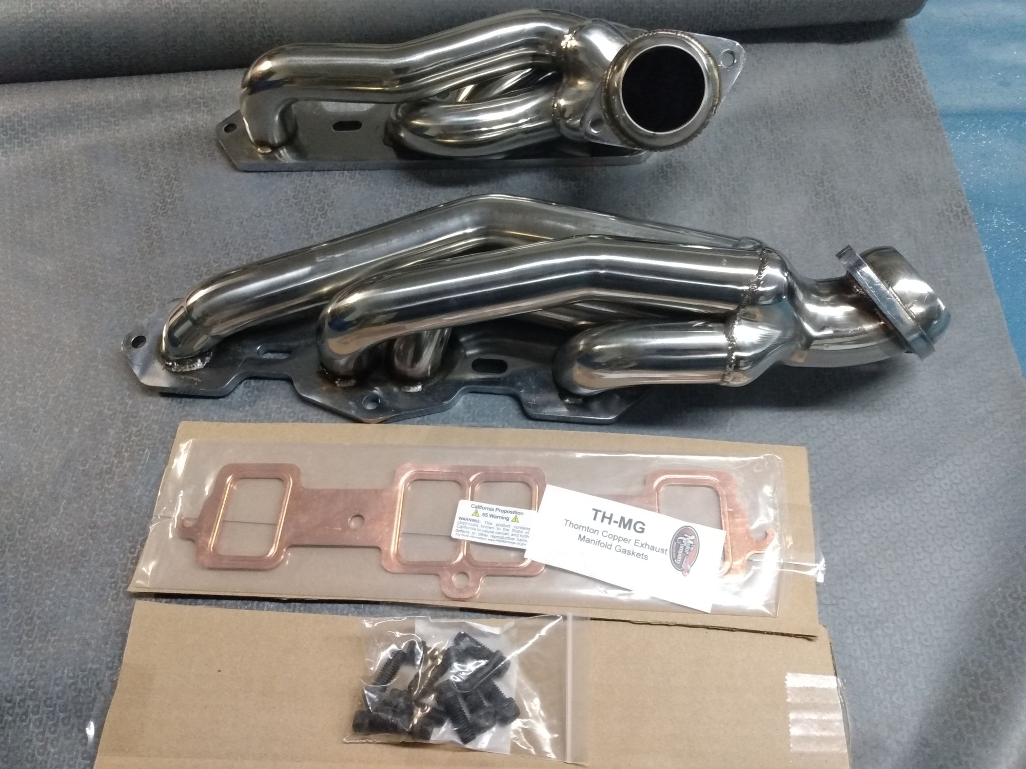 New Thornton Shorty Headers & Copper Gaskets