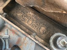 Is there any other numbers I need to find on this engine