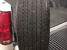 LH Tire pattern.