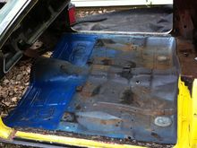 Fitting floor pan