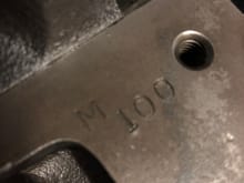 some more nice stamp work for torque setting for main bolts Mark Hedrick did while doing the machine work @ Horsepower by Hedrick