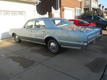 66 Olds at home in my driveway 3-20-12