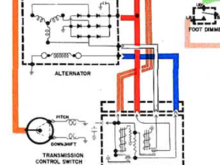 Only 4 wires shown in CSM wiring diagram -  voltage regulator section