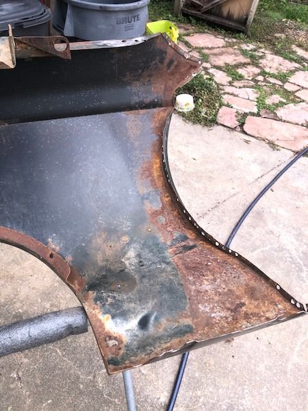 Quite a lot of rust hiding behind the brace.