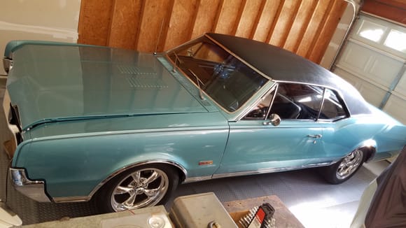 My 67 in it's new home!