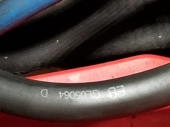 Power Steering hose. Anyone know if these are factory hose markings?