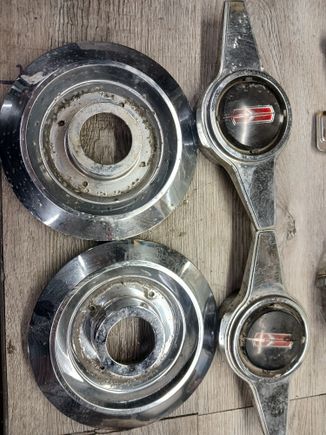 2 bar spinner and cap $19 each--also have 3 bar spinners $19 each