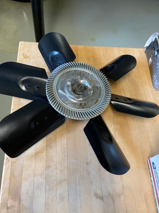 Restored fan and clutch 