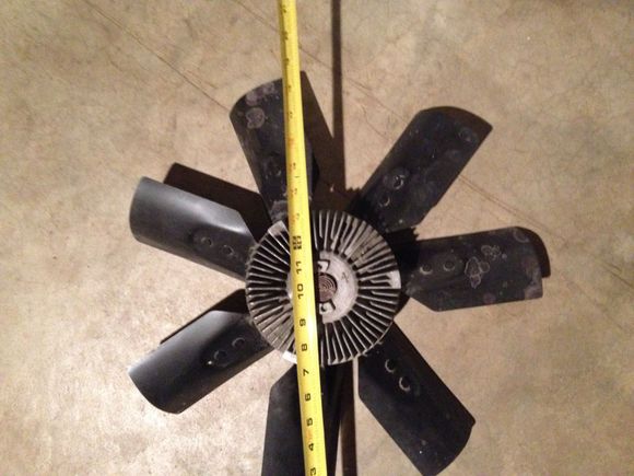 Seven blade fan