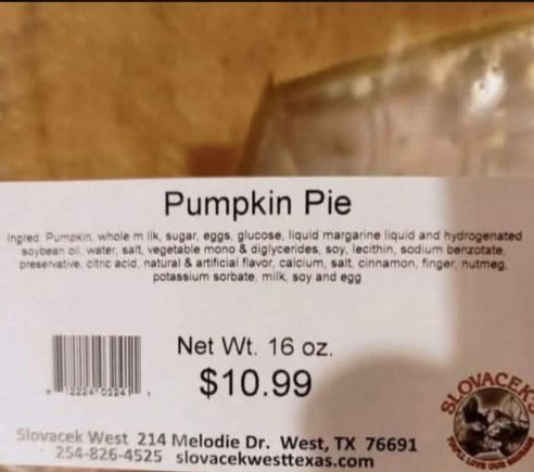 Read the ingredients 