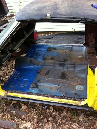 Fitting floor pan