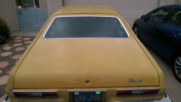 New hatchback lid painted GM 56 Chamois Gold