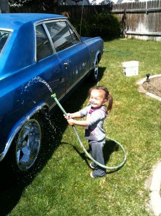 lilly washing cutlas