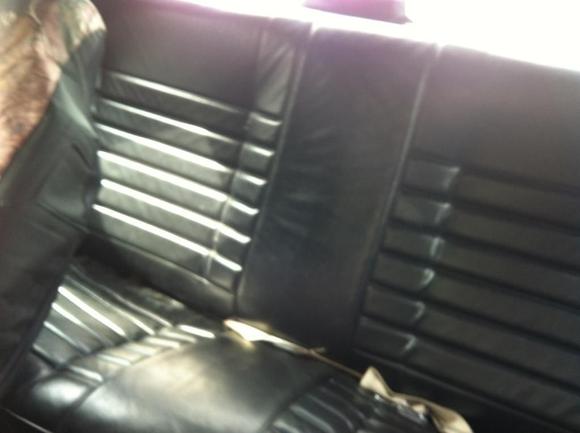 Back seat....soon to be changed to a nice 78 interior!