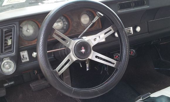 Put in sport wheel from my other car